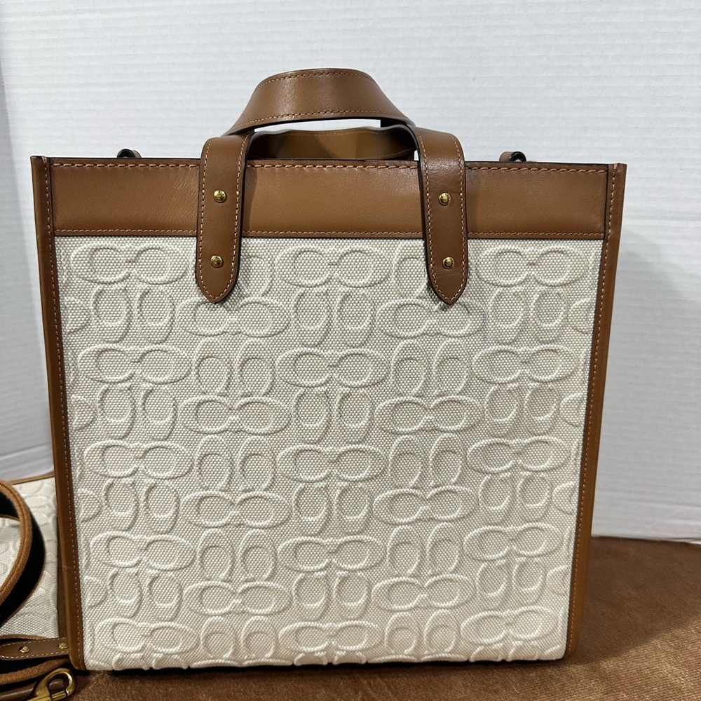 Coach Signature Field Tote Bag Set - Picture 2 of 13